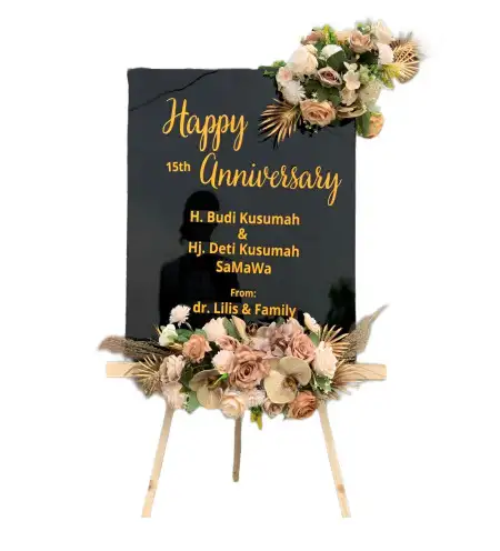 Papan Bunga Akrilik Brumbungan